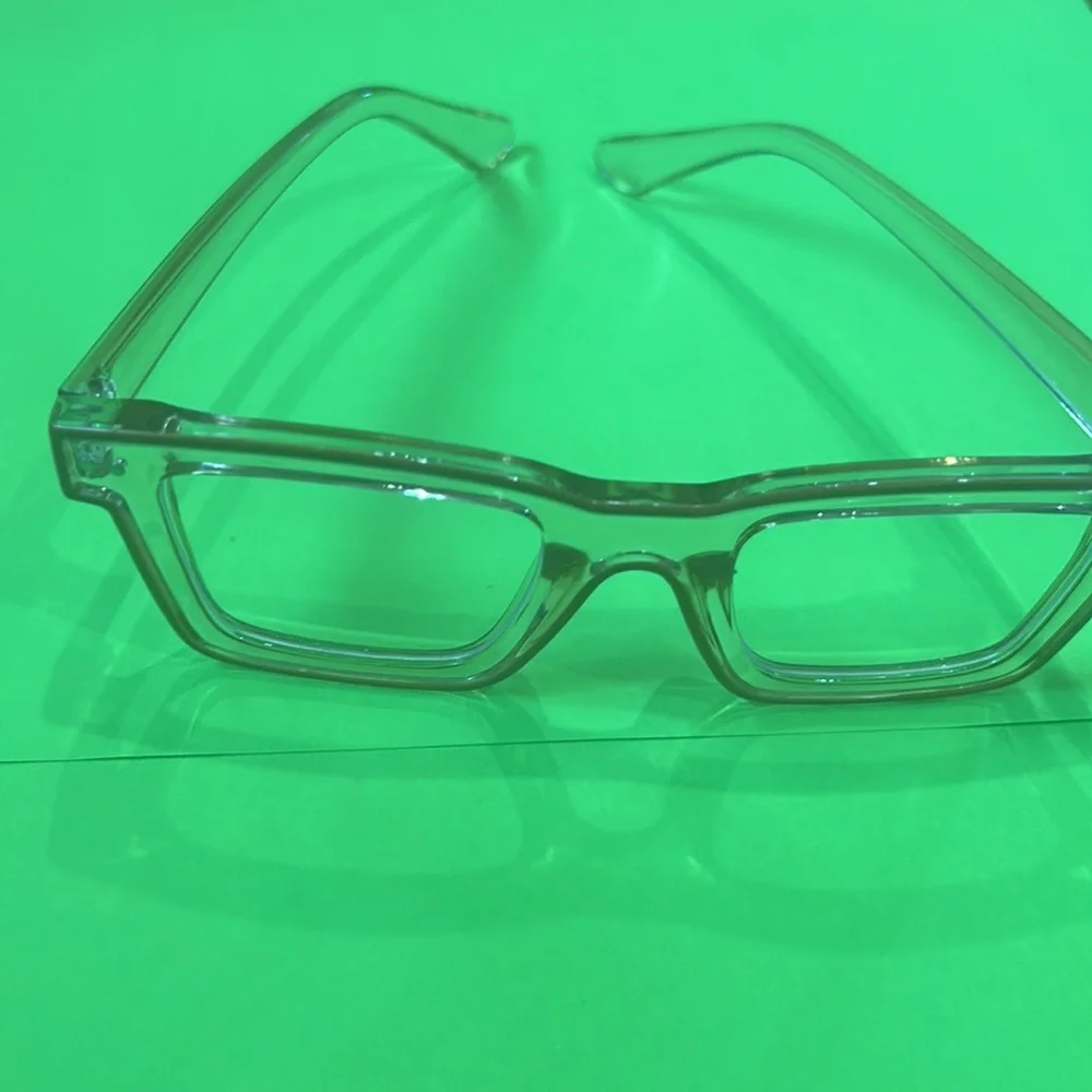 Stylish Tan Square Frame Glasses